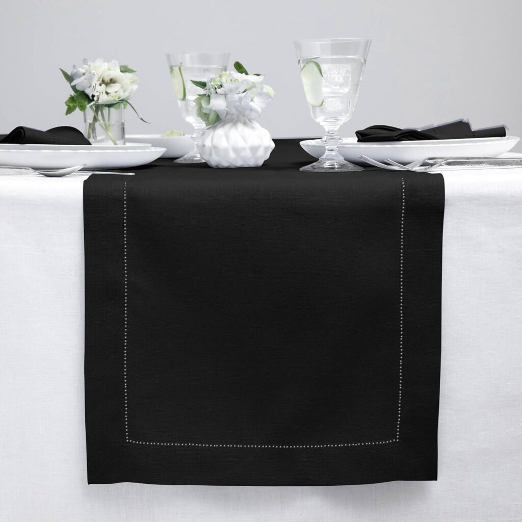 birthday table decorations black table runner