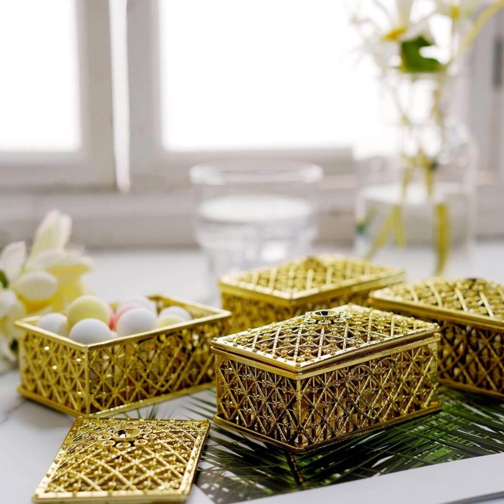 birthday table decorations favor boxes