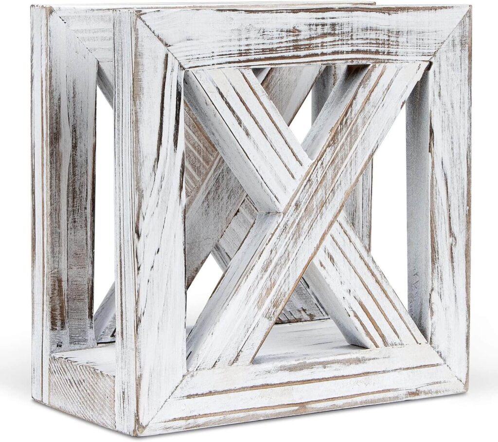rustic napkin holder