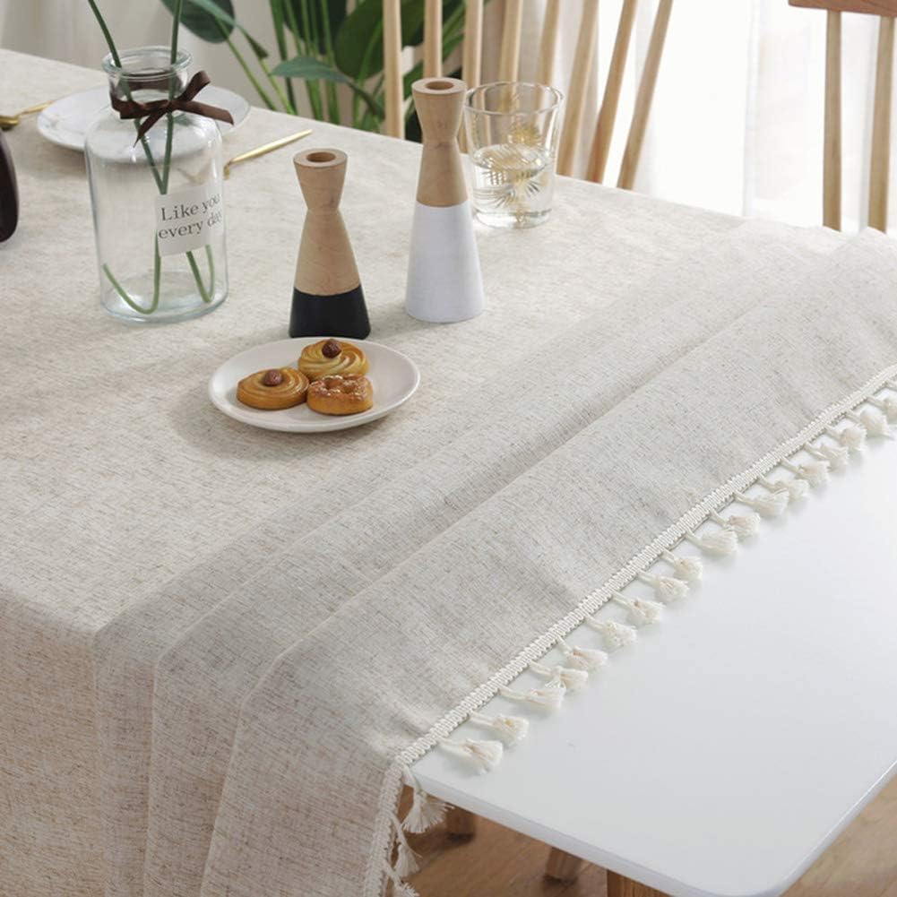 beach table decorations tasseled table cloth