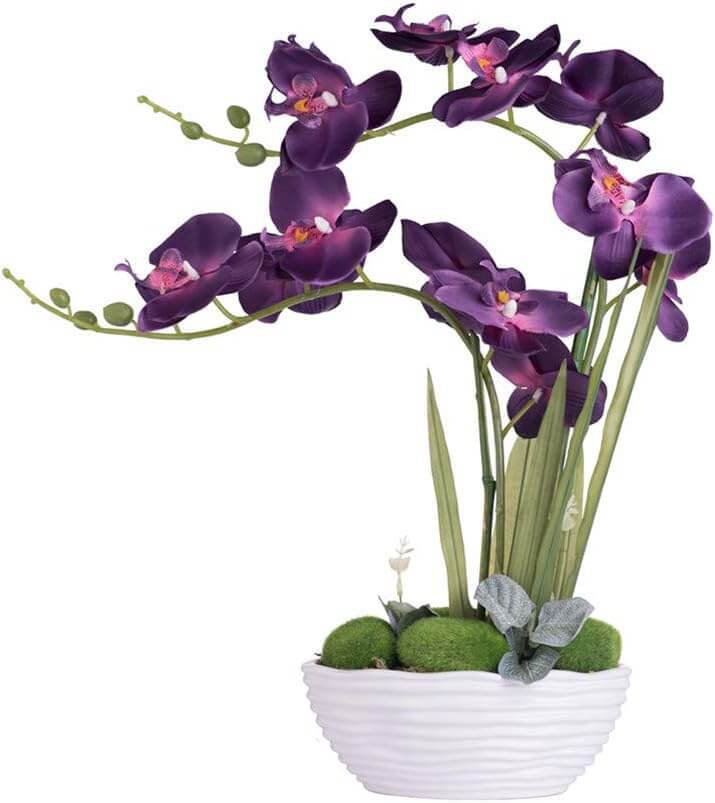 table centerpiece orchids