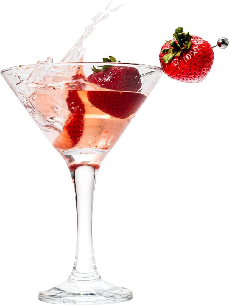 cocktail table decor classic glasses