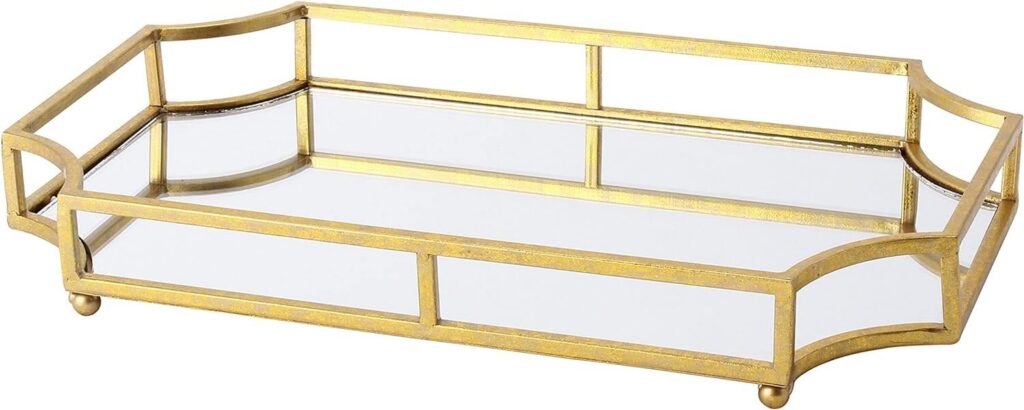 coffee table decor mirrored tray