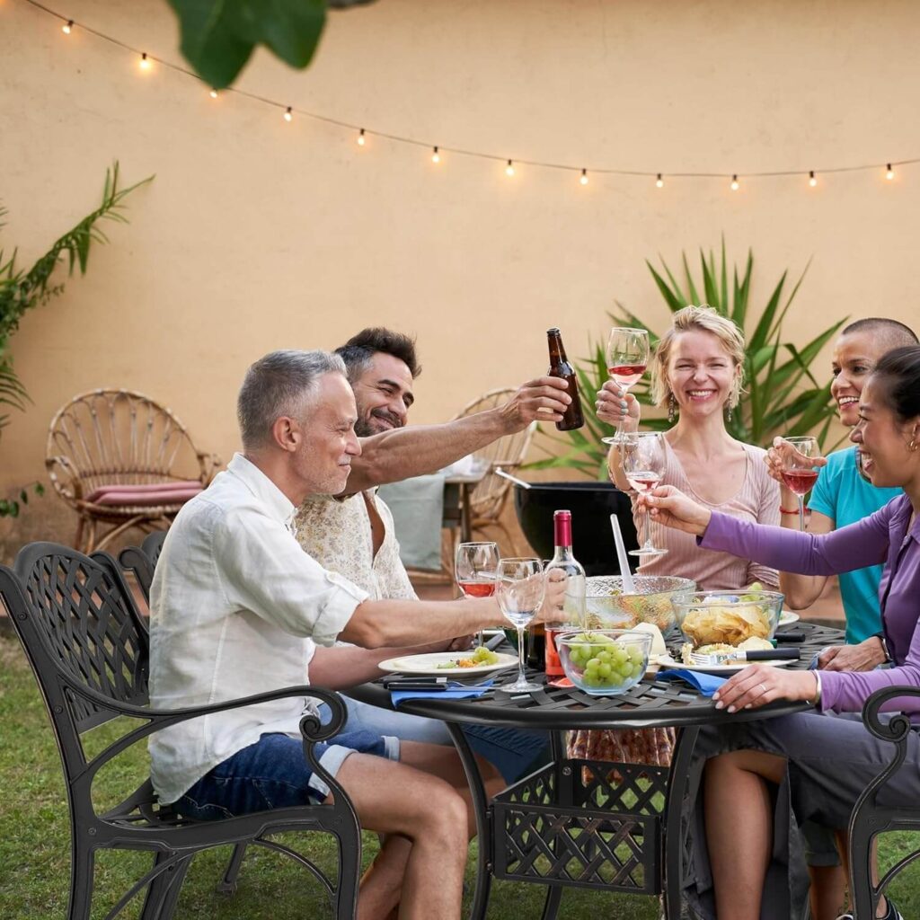 outdoor table decor garden table
