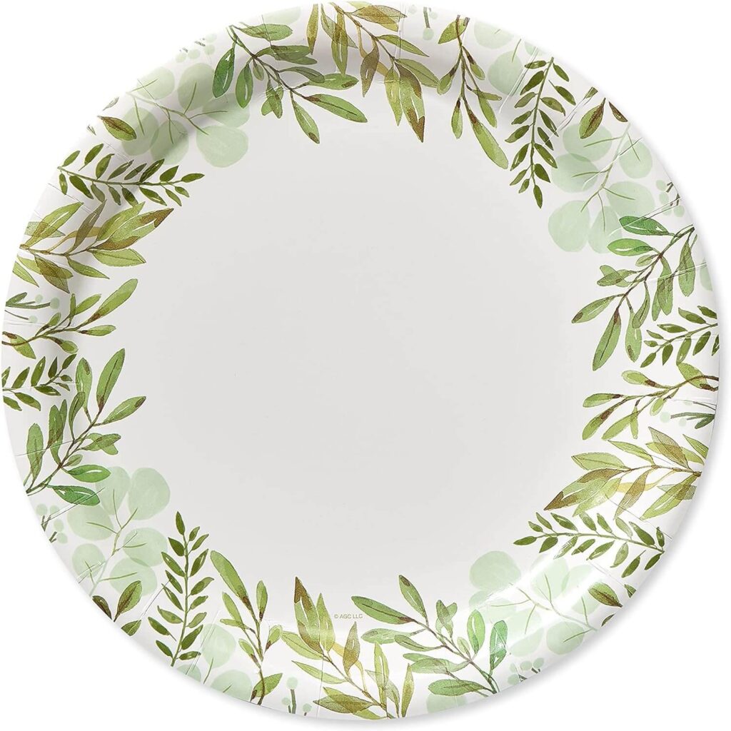 outdoor table decor paper plates