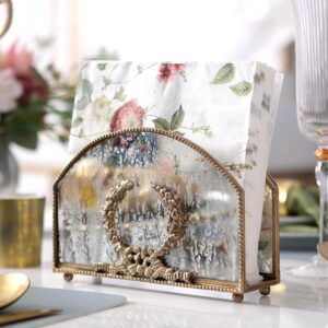 vintage table decor napkin holder