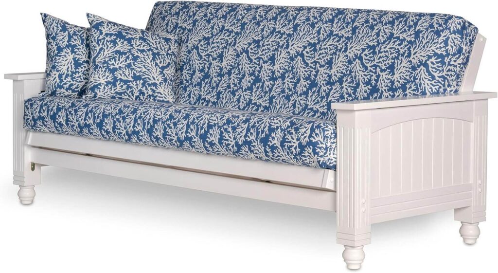 coastal theme living room futon