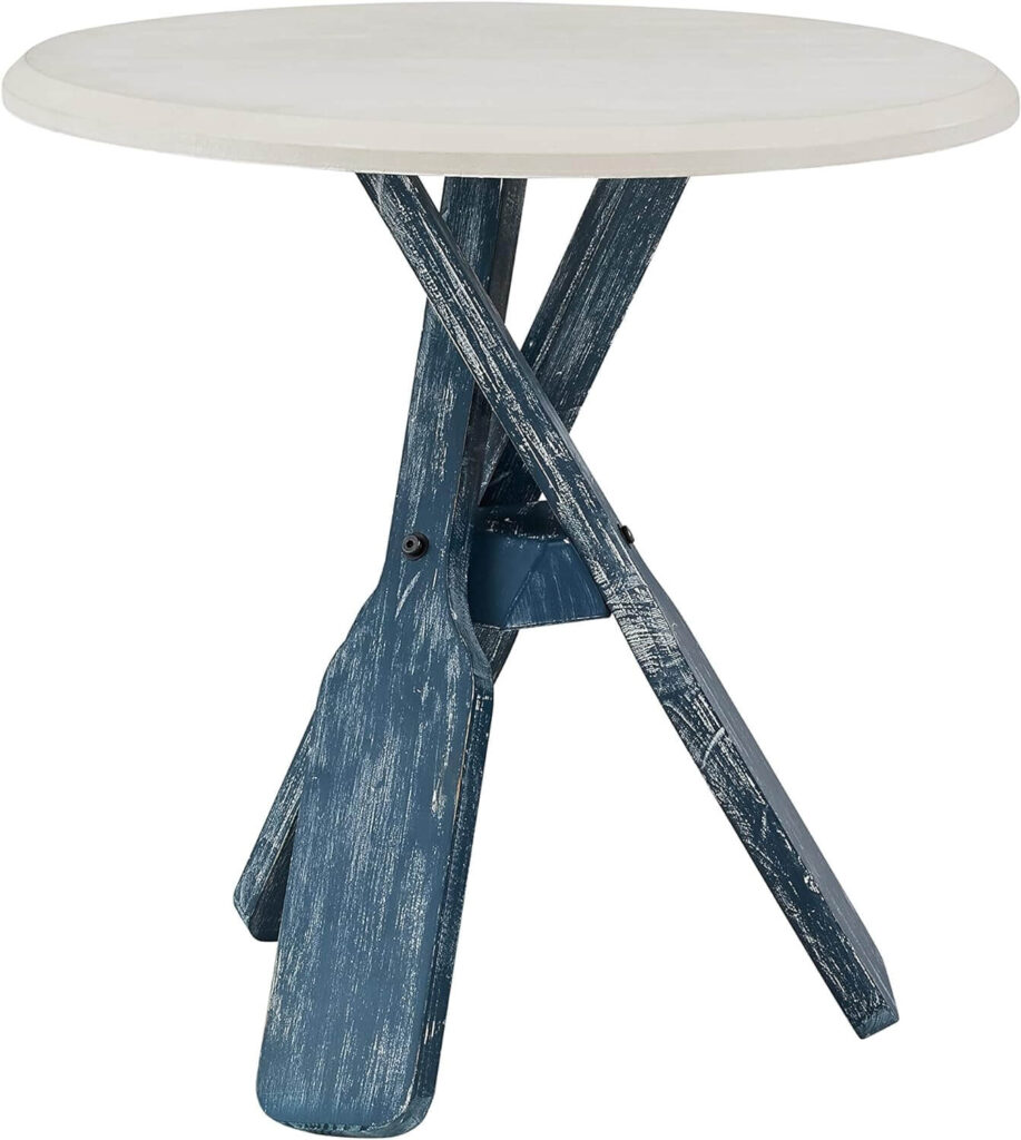 coastal theme living room side table