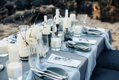 outdoor table decor