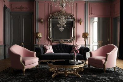 baroque living room style