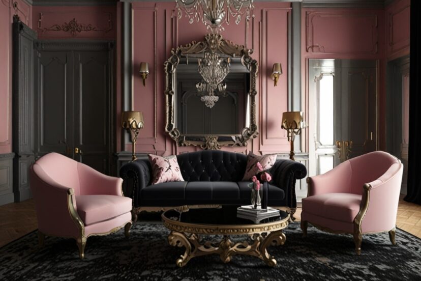 baroque living room style